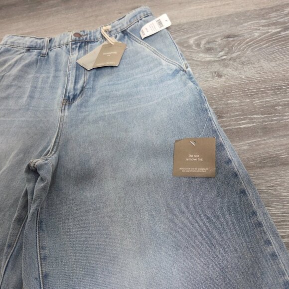 NWT Oliver Logan - Women's Thompson Low Slung Wide Leg Denim Jeans - Size 26 - Picture 3 of 16